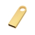 USB 2.0-флешка на 32 Гб с мини чипом и круглым отверстием, золотистыйй, золотистый, металл