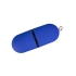USB-флешка на 32 ГБ, с покрытием soft-touch, синий, синий, пластик с покрытием soft-touch