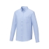 Pollux Мужская рубашка с длинными рукавами, светло-синий, синий, ткань оксфорд 55% хлопок, 45% полиэстер