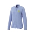 Женская рубашка Bigelow из пике с длинным рукавом, светло-синий, светло-синий, двойное трикотажное пике, 95% хлопок и 5% эластан