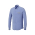 Мужская рубашка Bigelow из пике с длинным рукавом, светло-синий, светло-синий, двойное трикотажное пике, 95% хлопок и 5% эластан