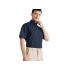 Рубашка Aifos мужская с коротким рукавом,  нэйви, нэйви, 65% полиэстер 35% хлопок, поплин