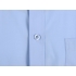 Рубашка Houston мужская с длинным рукавом, голубой, голубой, однотонный поплин т/с- 65% полиэстер, 35% хлопок