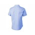 Рубашка Manitoba мужская с коротким рукавом, голубой, голубой, оксфорд, 100% хлопок
