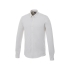 Мужская рубашка Bigelow из пике с длинным рукавом, белый, белый, двойное трикотажное пике, 95% хлопок и 5% эластан