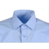 Рубашка Houston мужская с длинным рукавом, голубой, голубой, однотонный поплин т/с- 65% полиэстер, 35% хлопок