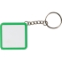 Брелок-рулетка, 1 м., белый/зеленый, белый/зеленый, пластик/металл