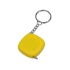 Брелок-рулетка 1м Block, желтый, желтый, пластик/металл