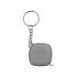 Брелок-рулетка 1м Block, серый, серый, пластик/металл