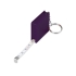 Брелок-рулетка Дюйм, 1 м., фиолетовый, фиолетовый/серебристый, пластик/металл