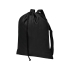 Рюкзак со шнурком и затяжками Lery, черный, черный, полиэстер 210d