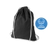 Рюкзак хлопковый «Oregon», черный, черный/белый, хлопок 100 г/м2