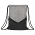 Спортивный рюкзак-мешок, серый, графит, полиэстер/пу