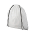 Рюкзак со шнурком Oriole из переработанного ПЭТ, белый, белый, переработанный пэт