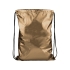 Блестящий рюкзак со шнурком Oriole, золотистый, золотистый, полиэстер