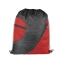 Спортивный рюкзак из сетки на молнии, красный, красный, полиэстер 210d