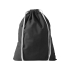 Рюкзак хлопковый «Oregon», черный, черный/белый, хлопок 100 г/м2