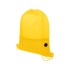 Сетчастый рюкзак со шнурком Oriole, желтый, желтый, полиэстер 210d