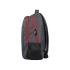 Рюкзак Metropolitan, серый с красной молнией и красной подкладкой, серый/красный, полиэстер