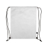 Рюкзак-мешок Reviver из нетканого переработанного материала RPET, белый, белый, нетканый переработанный материал