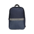 Рюкзак Merit со светоотражающей полосой и отделением для ноутбука 15.6'', синий, синий/светло-синий, 100% полиэстер