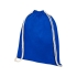Рюкзак со шнурком Oregon из хлопка плотностью 140 г/м², синий, синий, хлопок 140 г/м2