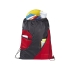 Спортивный рюкзак из сетки на молнии, красный, красный, полиэстер 210d