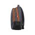 Рюкзак «Metropolitan», серый с оранжевой молнией, серый/оранжевый, полиэстер