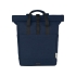 Рюкзак для 15-дюймового ноутбука Joey объемом 15 л из брезента, переработанного по стандарту GRS, со сворачивающимся верхом, темно-синий, темно-синий, 80% переработанный хлопок, 20% хлопок