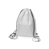 Рюкзак-мешок Reviver из нетканого переработанного материала RPET, белый, белый, нетканый переработанный материал