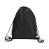 Рюкзак-мешок Reviver из нетканого переработанного материала RPET, черный, черный, нетканый переработанный материал