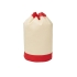 Рюкзак-мешок Indiana хлопковый, 180гр, натуральный/красный, натуральный/красный, 100% хлопок