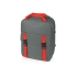 Рюкзак «Lock», серый/красный, серый/красный, полиэстер