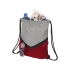 Спортивный рюкзак-мешок, красный, красный, полиэстер/пу