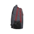 Рюкзак «Metropolitan», серый с красной молнией, серый/красный, полиэстер