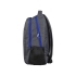 Рюкзак «Metropolitan», серый с синей молнией, серый/синий, полиэстер