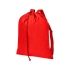 Рюкзак со шнурком и затяжками Lery, красный, красный, полиэстер 210d