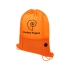 Сетчастый рюкзак со шнурком Oriole, оранжевый, оранжевый, полиэстер 210d