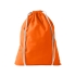 Рюкзак хлопковый «Oregon», оранжевый, оранжевый/белый, хлопок 100 г/м2