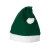 Новогодняя шапка, зеленый/белый