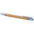 Шариковая ручка Midar из пробки и пшеничной соломы, cиний, синий, пробка/пластик/пшеничная солома