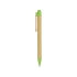 Ручка шариковая Salvador, натуральный/зеленый, черные чернила, натуральный/зеленый, картон/дерево/биопластик