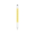 Многофункциональная ручка Kylo, желтый, желтый/серебристый, абс пластик