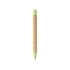 Шариковая ручка Midar из пробки и пшеничной соломы, зеленый, зеленый, пробка/пластик/пшеничная солома
