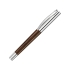 Ручка роллер TITAN WOOD R, синий, 0.7 мм, коричневый/серебряный, коричневый/серебристый, дерево, металл