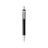 Шариковая ручка Tidore из пшеничной соломы с кнопочным механизмом, черный, черный/серебристый, пшеничная солома/абс пластик