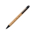 Шариковая ручка Midar из пробки и пшеничной соломы, черный, черный, пробка/пластик/пшеничная солома