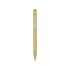 Ручка шариковая Salvador, натуральный/зеленый, черные чернила, натуральный/зеленый, картон/дерево/биопластик