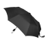Зонт Wali полуавтомат 21, черный, черный, полиэстер/металл/стекловолокно/прорезиненный пластик