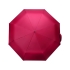 Зонт-автомат складной Canopy, красный, красный, купол- эпонж 180t, каркас-сталь, спицы- фибергласс, ручка soft-touch